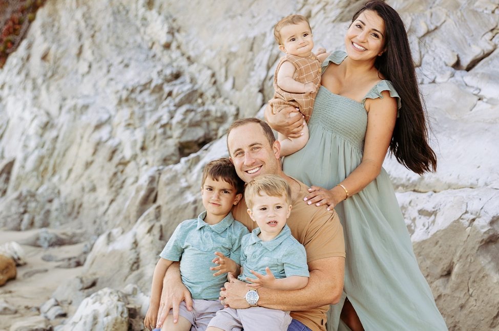 Dr. Kingsberg and his family