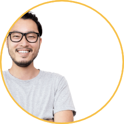 smiling man
