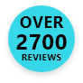 Over 2,700 Reviews stamp